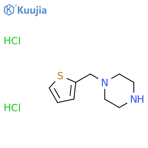 1-Thiophen-2-ylmethyl-piperazine Dihydrochloride structure