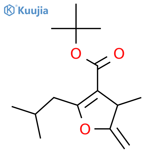 Tert-butyl 3-methyl-2-methylidene-5-(2-methylpropyl)-3h-furan-4-carboxylate structure