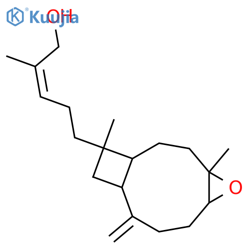 4,5-Epoxy-8(19),14-xeniaphylladien-16-ol; (4S,5S,14Z)-form structure