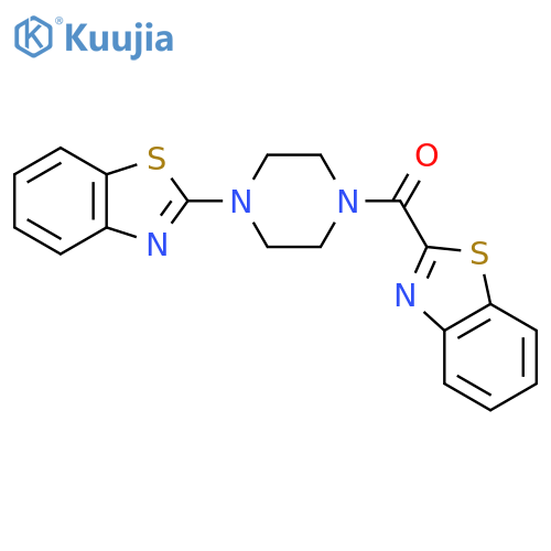 2-4-(1,3-benzothiazole-2-carbonyl)piperazin-1-yl-1,3-benzothiazole structure