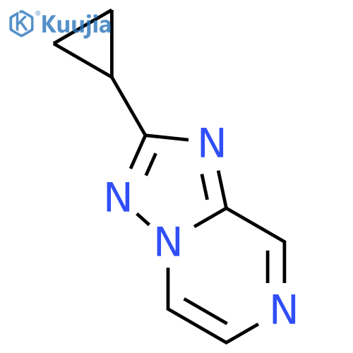 2-Cyclopropyl-[1,2,4]triazolo[1,5-a]pyrazine structure