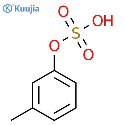 m(or p)-tolyl hydrogen sulphate structure