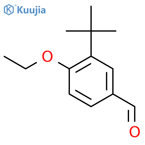 3-tert-butyl-4-ethoxybenzaldehyde structure