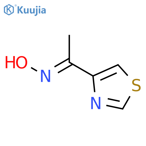 (1Z)-1-(1,3-Thiazol-4-yl)ethanone oxime structure