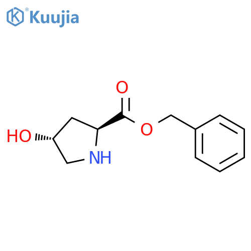 L-PROLINE, 4-HYDROXY-, PHENYLMETHYL ESTER, TRANS- structure