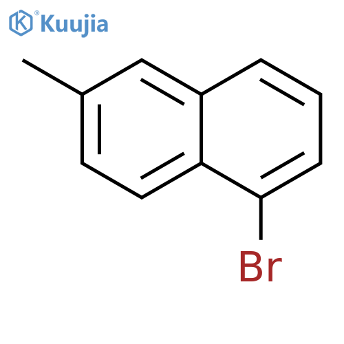 Naphthalene, 1-bromo-6-methyl- structure