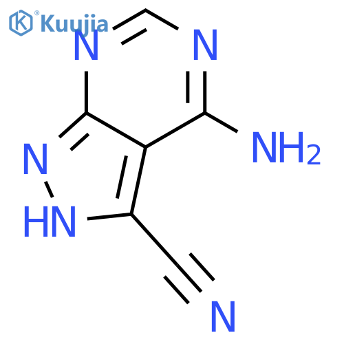 4-amino-2H-pyrazolo[3,4-d]pyrimidine-3-carbonitrile structure