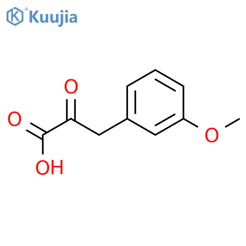 3-(3-methoxyphenyl)-2-oxopropanoic Acid structure