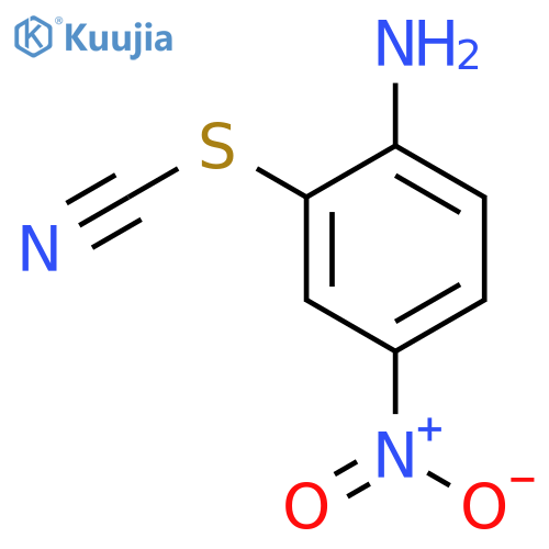 2-amino-5-nitrophenyl thiocyanate structure
