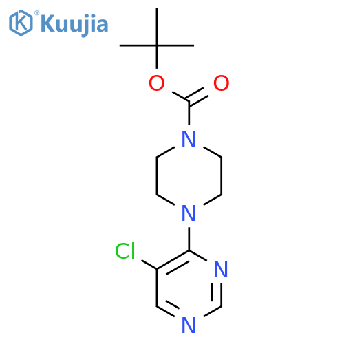 tert-butyl 4-(5-chloropyrimidin-4-yl)piperazine-1-carboxylate structure