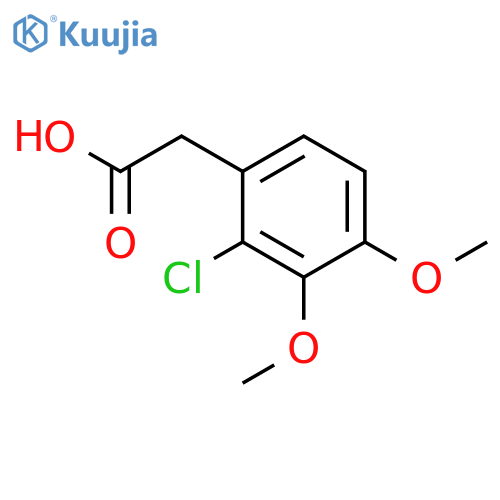 2-(2-Chloro-3,4-dimethoxyphenyl)acetic Acid structure