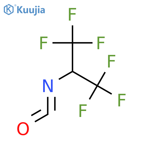 1,1,1,3,3,3-hexafluoro-2-isocyanatopropane structure