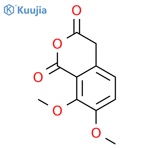 1H-2-BENZOPYRAN-1,3(4H)-DIONE, 7,8-DIMETHOXY- structure