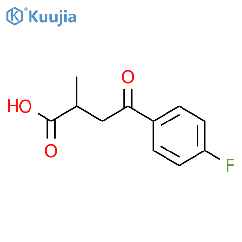 4-(4-fluorophenyl)-2-methyl-4-oxobutanoic Acid structure