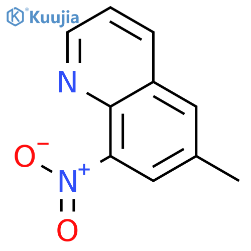 6-Methyl-8-nitroquinoline structure