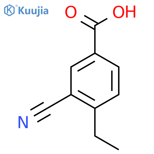 3-Cyano-4-ethylbenzoic acid structure