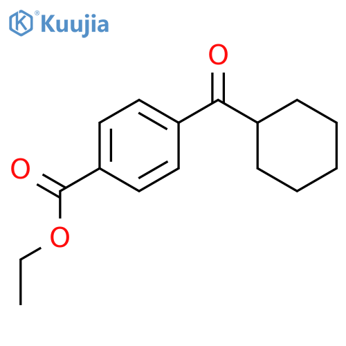 4-Carboethoxyphenyl cyclohexyl ketone structure