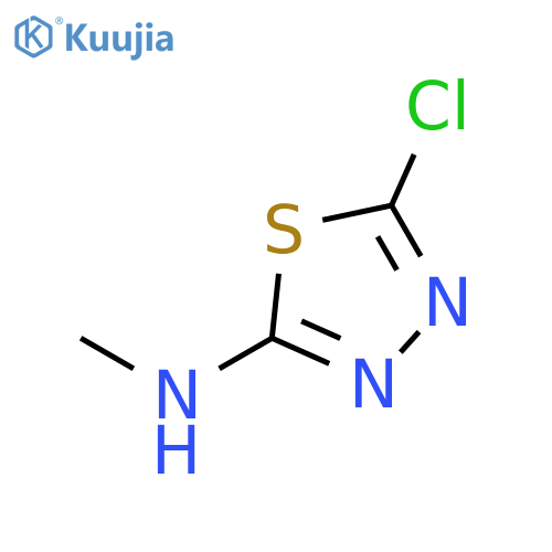 1,3,4-Thiadiazol-2-amine, 5-chloro-N-methyl- structure
