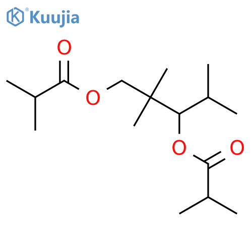 2,2,4-Trimethyl-1,3-pentanediol diisobutyrate structure