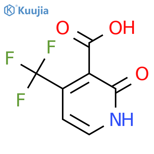 2-Hydroxy-4-(trifluoromethyl)nicotinic acid structure