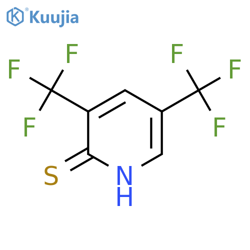 3,5-Bis(trifluoromethyl)-2-mercaptopyridine structure