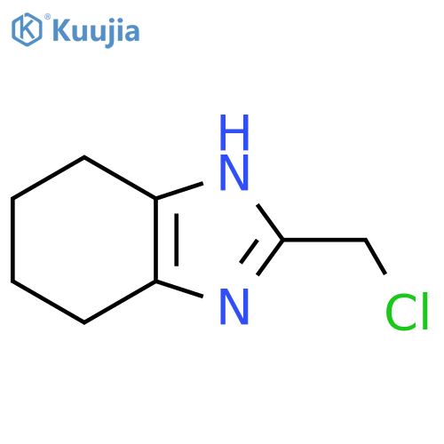 2-(chloromethyl)-4,5,6,7-tetrahydro-1H-1,3-benzodiazole structure