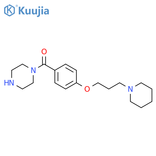 1-{4-3-(Piperidin-1-yl)propoxybenzoyl}-piperazine dihydrochloride structure