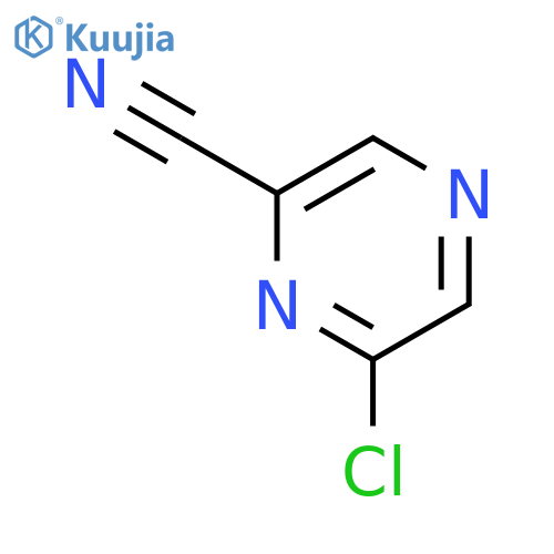 6-Chloropyrazine-2-carbonitrile structure