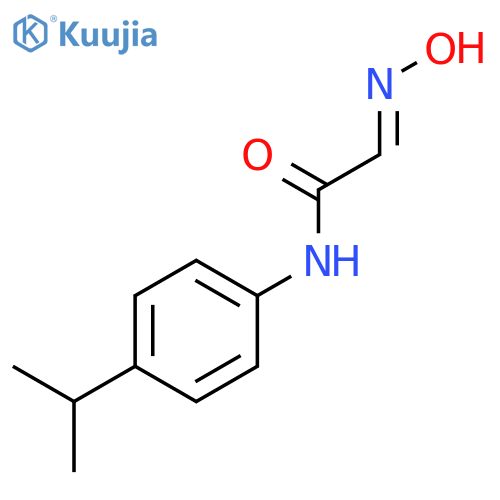 Acetamide, 2-(hydroxyimino)-N-[4-(1-methylethyl)phenyl]- structure