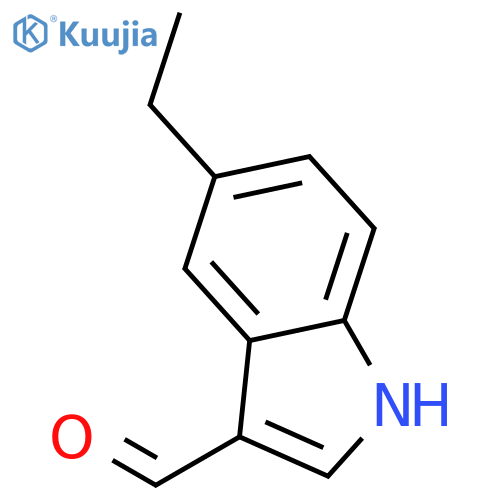 5-ethyl-1H-Indole-3-carboxaldehyde structure