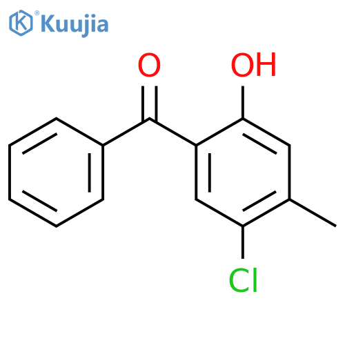 5-CHLORO-2-HYDROXY-4-METHYLBENZOPHENONE structure