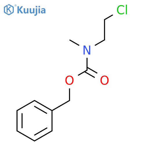 benzyl (2-chloroethyl)methylcarbamate structure