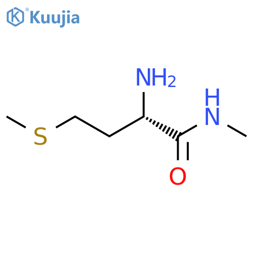 (2S)-2-amino-N-methyl-4-(methylsulfanyl)butanamide structure