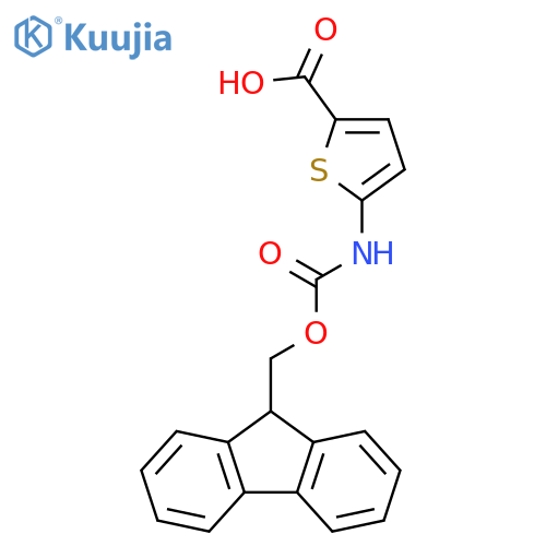 2-Thiophenecarboxylic acid, 5-[[(9H-fluoren-9-ylmethoxy)carbonyl]amino]- structure