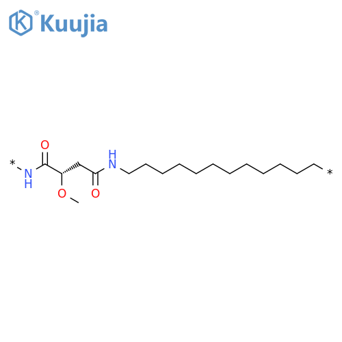 POLY[IMINO[(S)-METHOXY-1,4-DIOXO-1,4-BUTANEDIYL]IMINO-1,12-DODECANEDIYL] structure