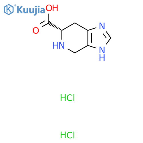 (S)-4,5,6,7-Tetrahydro-3H-imidazo[4,5-c]pyridine-6-carboxylic acid dihydrochloride structure
