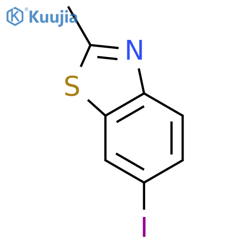 6-Iodo-2-methyl-1,3-benzothiazole structure