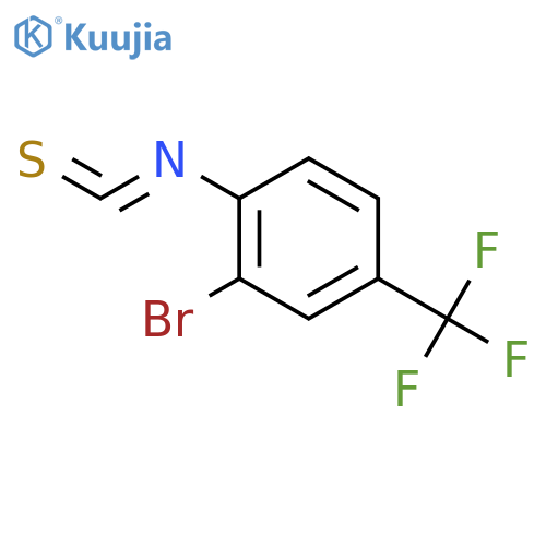 2-bromo-1-isothiocyanato-4-(trifluoromethyl)benzene structure