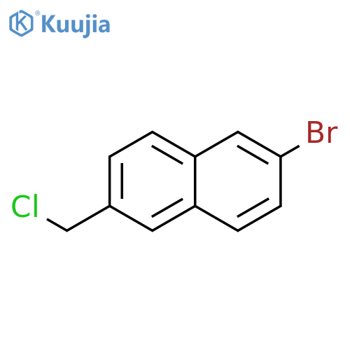 2-BROMO-6-(CHLOROMETHYL)NAPHTHALENE structure