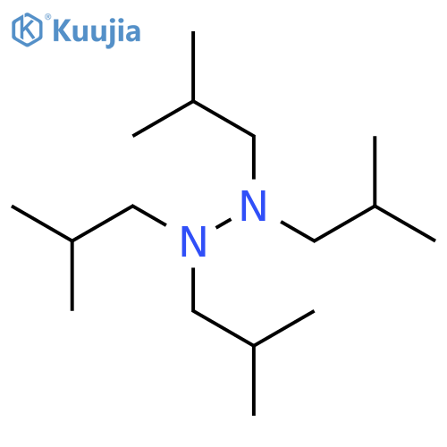 Hydrazine,1,1,2,2-tetrakis(2-methylpropyl)- structure