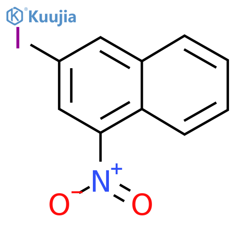 3-Iodo-1-nitronaphthalene structure