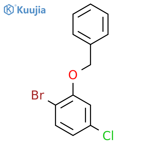 2-(Benzyloxy)-1-bromo-4-chlorobenzene structure