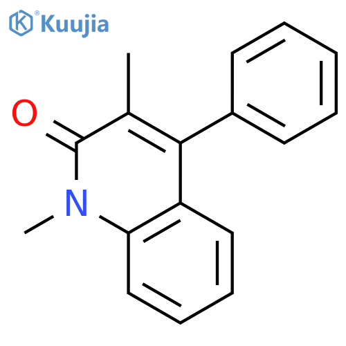 2(1H)-QUINOLINONE, 1,3-DIMETHYL-4-PHENYL- structure