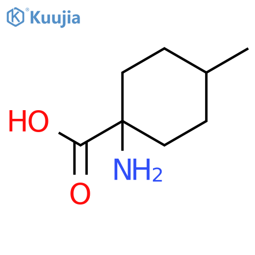 1-amino-4-methylcyclohexane-1-carboxylic acid structure