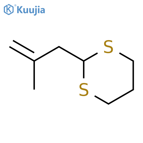 2-(2-Methylprop-2-en-1-yl)-1,3-dithiane structure