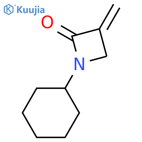 2-Azetidinone, 1-cyclohexyl-3-methylene- structure