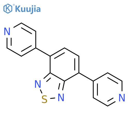 2,1,3-Benzothiadiazole, 4,7-di-4-pyridinyl- structure