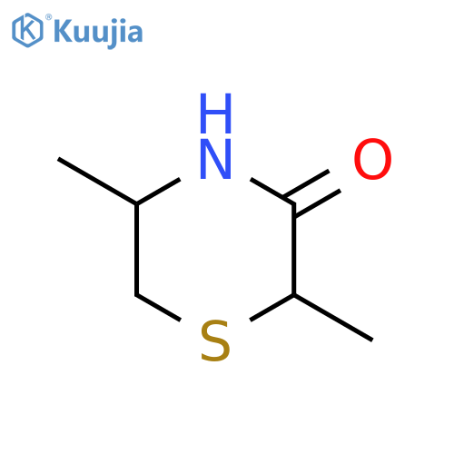 2,5-dimethylthiomorpholin-3-one structure