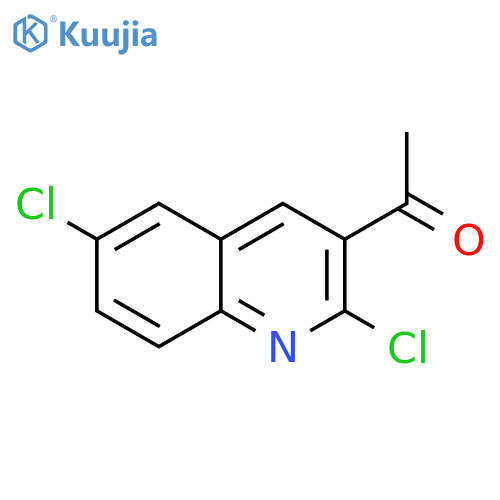 Ethanone, 1-(2,6-dichloro-3-quinolinyl)- structure