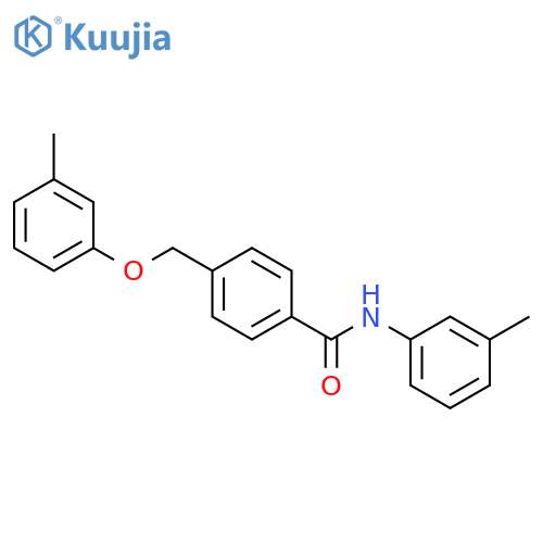 4-[(3-methylphenoxy)methyl]-N-(3-methylphenyl)benzamide structure